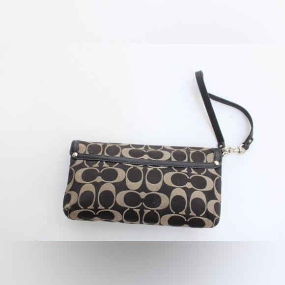 Coach signature logo hand bag/wristlet - Picture 2 of 13